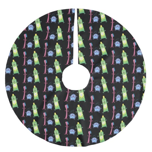 Tandenpasta tandpasta voor tandheelkundig gebruik kerstboom rok (Voorkant)