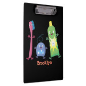 Tandenpasta tandpasta voor tandheelkundig gebruik  klembord (Rechts)