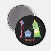 Tandenpasta tandpasta voor tandheelkundig gebruik  magneet (Voorkant / Achterkant)