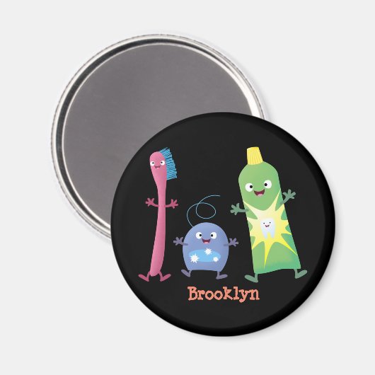 Tandenpasta tandpasta voor tandheelkundig gebruik  magneet (Voorkant / Achterkant)