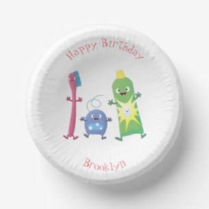 Tandenpasta tandpasta voor tandheelkundig gebruik  papieren kommen