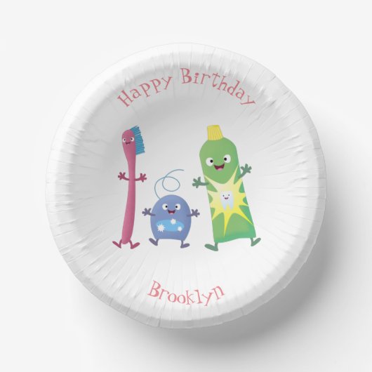 Tandenpasta tandpasta voor tandheelkundig gebruik  papieren kommen (Voorkant)