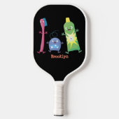 Tandenpasta tandpasta voor tandheelkundig gebruik  pickleball paddle (Achterkant)