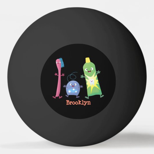 Tandenpasta tandpasta voor tandheelkundig gebruik  pingpongbal (Voorkant)