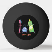 Tandenpasta tandpasta voor tandheelkundig gebruik  pingpongbal (Achterkant)