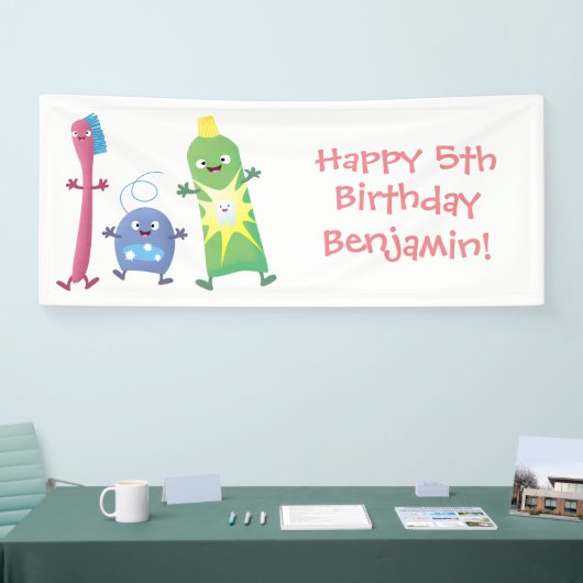 Tandenpasta tandpasta voor tandheelkundig gebruik  spandoek (Beurs)