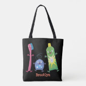 Tandenpasta tandpasta voor tandheelkundig gebruik tote bag (Achterkant)