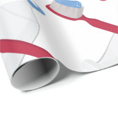 Tandenpenseel en -pasta cadeaupapier (Rol Hoek)