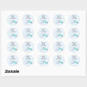 Tandenpoetsherinnering Ronde Sticker (Vel)