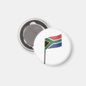 Tandenstoker met de vlag van Zuid-Afrika Magneet (Voorkant / Achterkant)