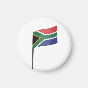 Tandenstoker met de vlag van Zuid-Afrika Magneet