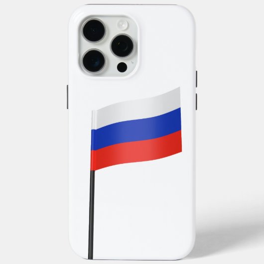 Tandenstoker met Russische vlag Case-Mate iPhone Case (Achterkant)