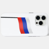 Tandenstoker met Russische vlag Case-Mate iPhone Case (Achterkant (horizontaal))