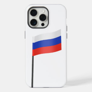 Tandenstoker met Russische vlag iPhone 15 Pro Max Case