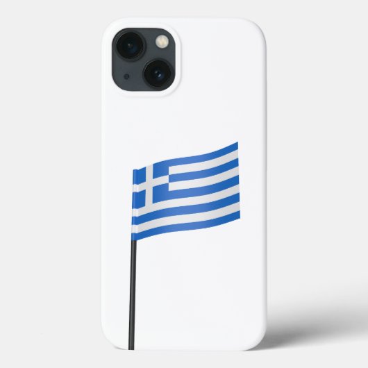 tandenstoker onder Griekse vlag Case-Mate iPhone Case (Achterkant)