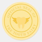 Tandfee-briefstickers Ronde Sticker (Voorkant)