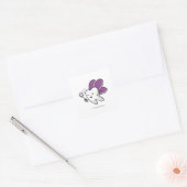 Tandfee Vierkante Sticker (Envelop)