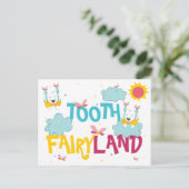 Tandfeëlandje leuk en vrolijk, Van de Tandfee Briefkaart (Staand voorkant)