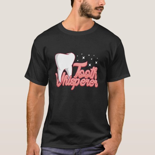 Tandfluisteraar assistent tandtechnisch laboratori t-shirt (Voorkant)