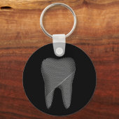 Tandfoto voor tandarts sleutelhanger (Voorkant)