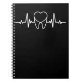 Tandhartslag tandheelkundige assistent-tandarts notitieboek (Voorkant)