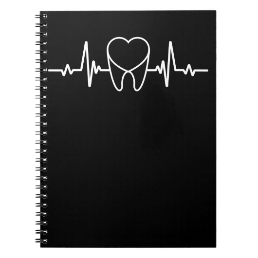 Tandhartslag tandheelkundige assistent-tandarts notitieboek (Voorkant)