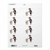 Tandheelkunde 2 etiket (Full Sheet)