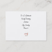 Tandheelkunde Afspraak Kantoor Kaart Afsprakenkaartje (Achterkant)