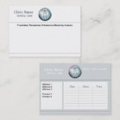 tandheelkunde afsprakenkaartje (Voorkant / Achterkant)