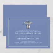 Tandheelkunde Beroep Afstuderen|Pensioen Uitnodige Kaart (Voorkant / Achterkant)