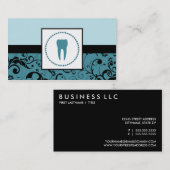 tandheelkunde : damttand visitekaartje (Voorkant / Achterkant)