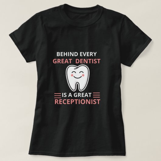 Tandheelkunde Grappig Vrouwen Tand Graphic Dental T-shirt (Design voorkant)
