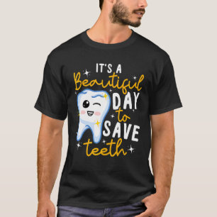 Tandheelkunde Het is een mooie dag om te vechten T-shirt