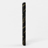 Tandheelkunde Kunst Gouden Patroon Monogram Case-Mate iPhone Case (Achterkant/rechts)
