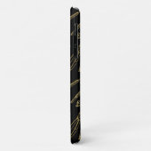 Tandheelkunde Kunst Gouden Patroon Monogram Case-Mate iPhone Case (Achterkant/links)