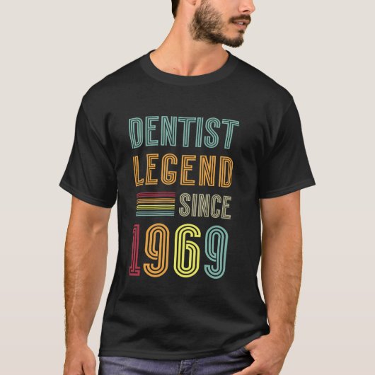 Tandheelkunde Legende 1969 56 jaar Doctor 56e verj T-shirt (Voorkant)