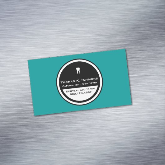  tandheelkunde magnetisch visitekaartje (Voorbeeld)