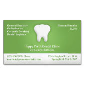 tandheelkunde magnetisch visitekaartje (Voorkant)