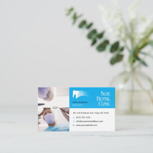 tandheelkunde | Medisch deskundige Visitekaartje (Staand voorkant)