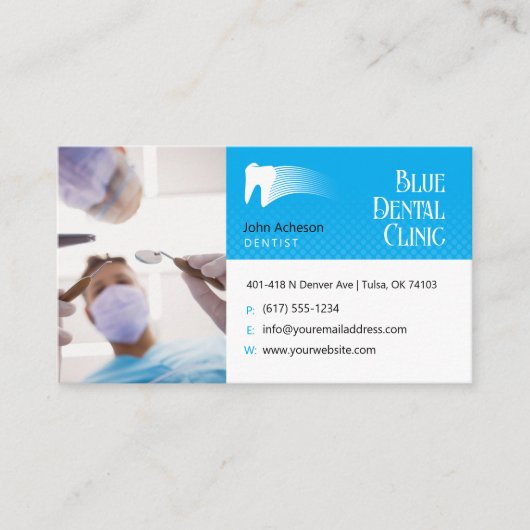 tandheelkunde | Medisch deskundige Visitekaartje (Voorkant)