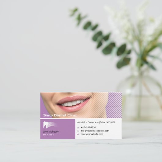 tandheelkunde | Medisch deskundige Visitekaartje (Staand voorkant)