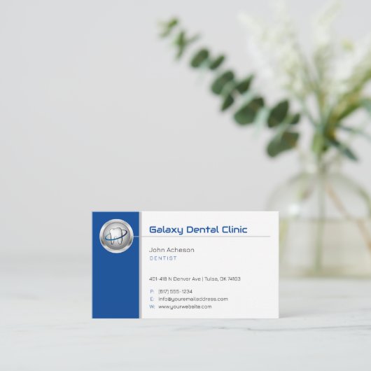tandheelkunde | Medisch deskundige Visitekaartje (Staand voorkant)