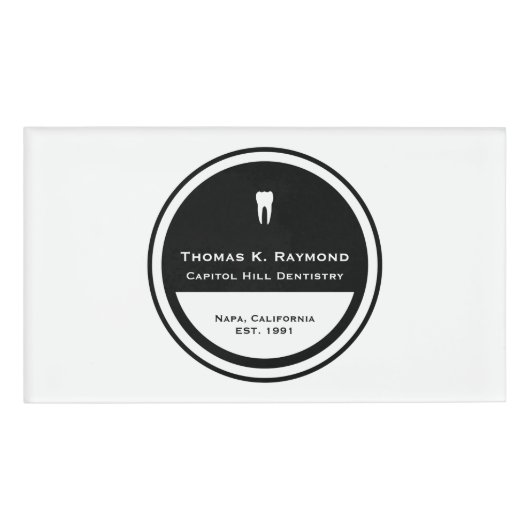  tandheelkunde naambadge (Voorkant)