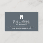Tandheelkunde Professional Slate Grey Visitekaartje (Voorkant)