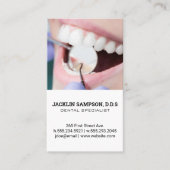 Tandheelkunde | Tandenonderzoek Visitekaartje (Voorkant)