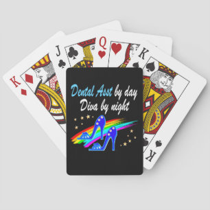 TANDHEELKUNDIG ACTIEF OVERDAG, DIVA 'S NACHTS POKERKAARTEN