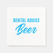 Tandheelkundig advies voor de tandheelkunde van de servet (Voorkant)