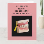 Tandheelkundig Afstuderen tandheelkundig tandheelk Kaart (Voorkant)