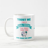 TANDHEELKUNDIG ASSISTENT Grappig Vertel je de tand Koffiemok (Links)