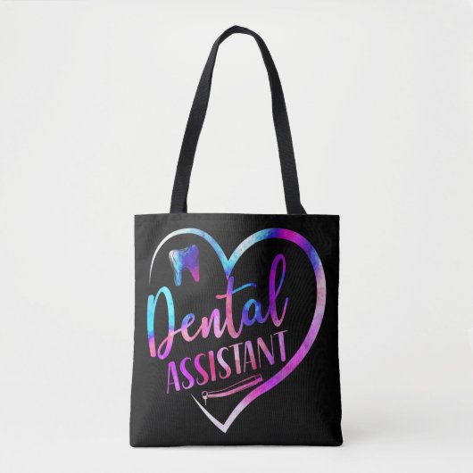 tandheelkundig assistent tandheelkundig assistent tote bag (Voorkant)